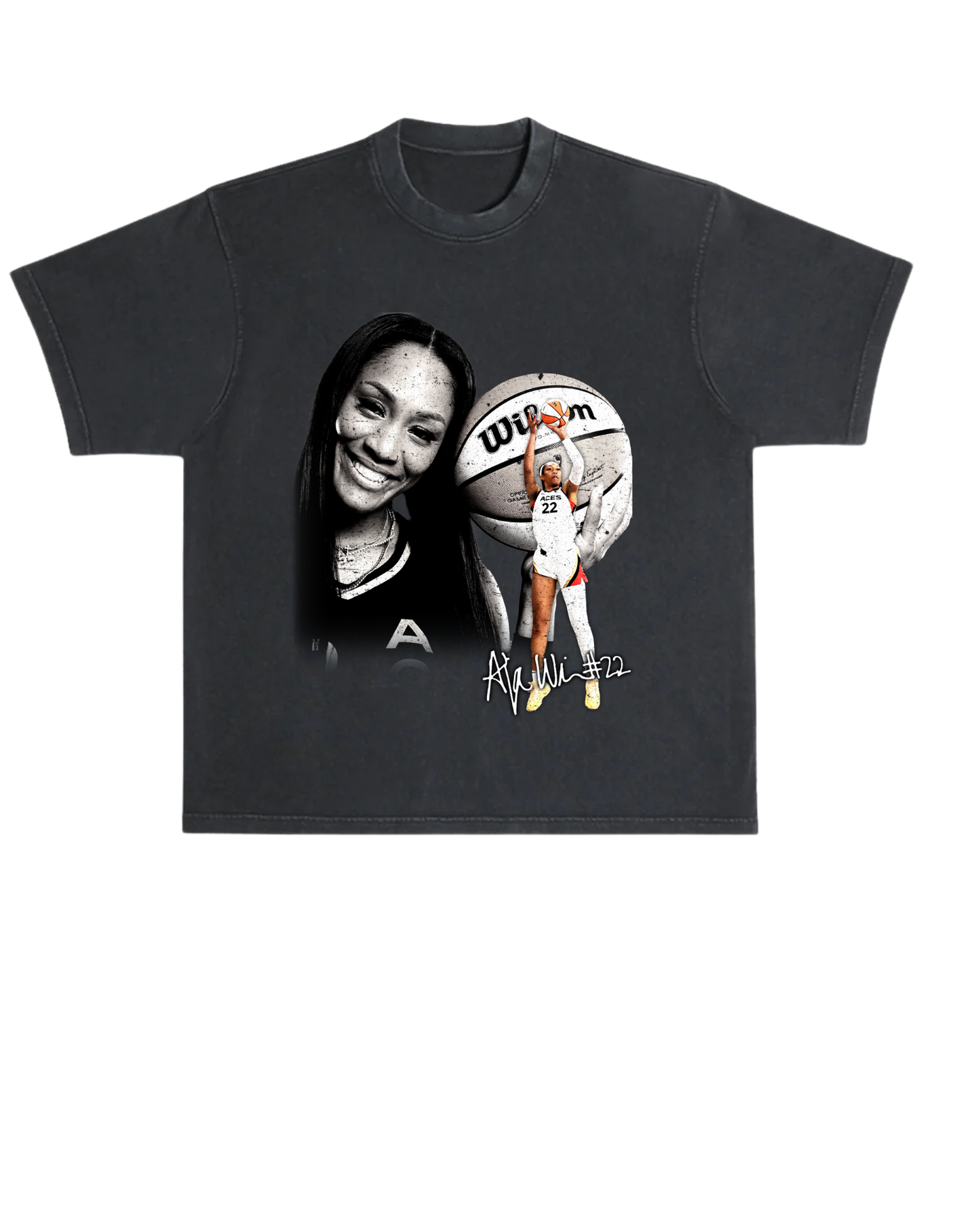 A'JA black and white