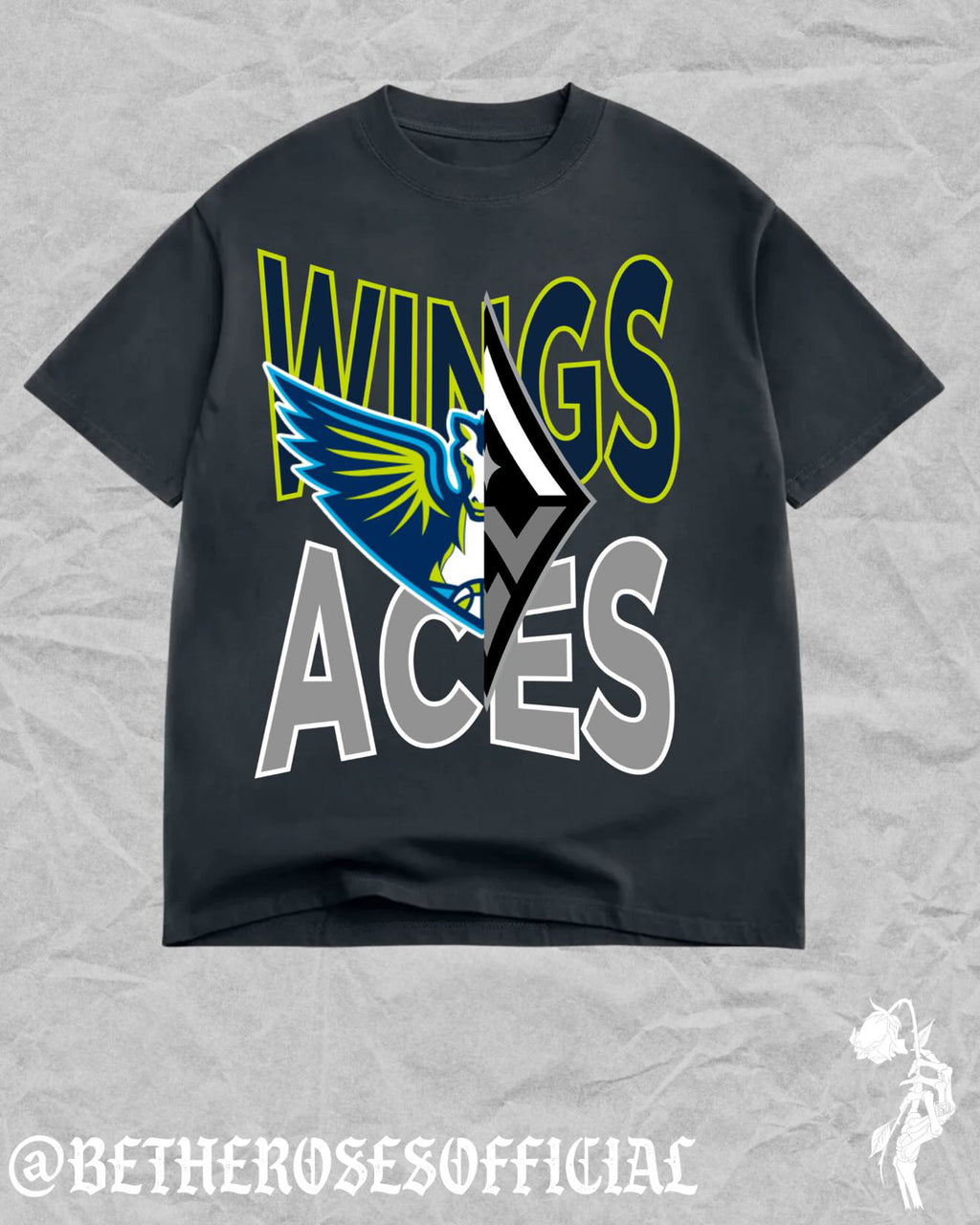 Custom split team design Aces/Wings