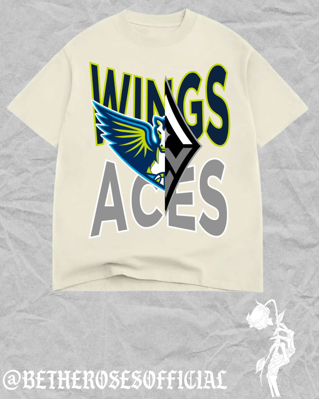 Custom split team design Aces/Wings